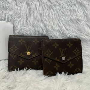 Louis Vuitton Monogram Envelope Wallets in Dark Brown